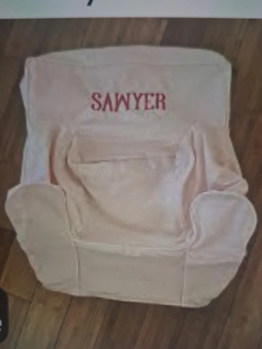 New Pottery Barn Dusty Rose Kids Chair Cover